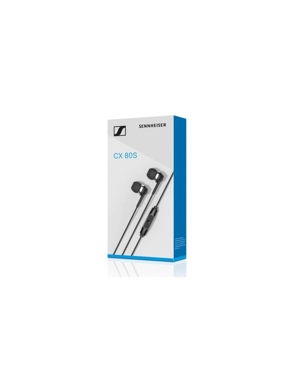 Sennheiser CX 80S Mikrofonlu Kulak İçi Kulaklık, Kablolu, Siyah