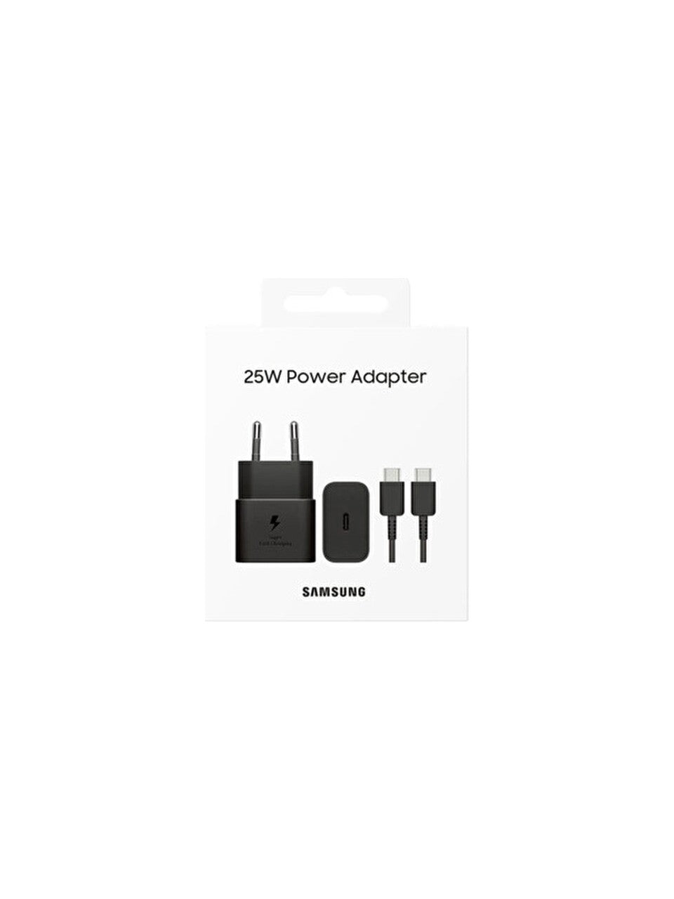 Samsung 25W Hızlı Şarj Seti Type-C Çıkışlı Adaptör ve 1m Type-C Kablo