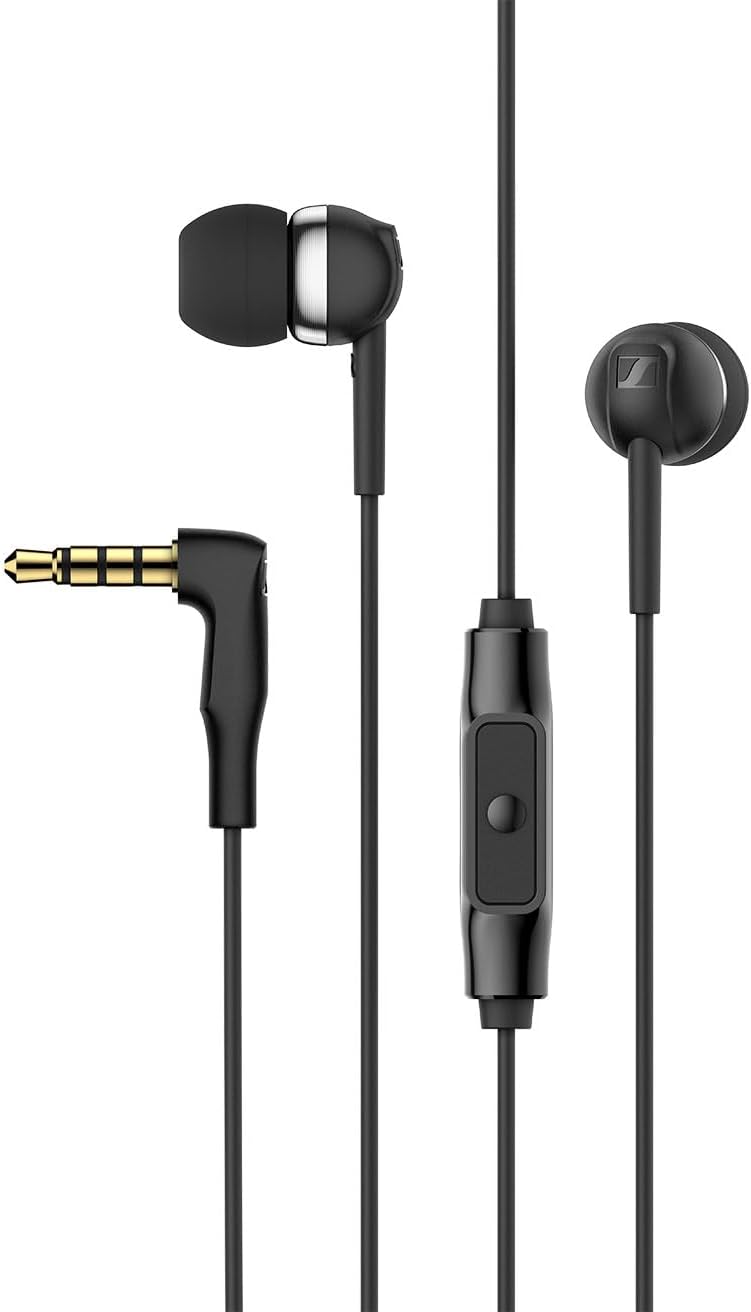 Sennheiser CX 80S Mikrofonlu Kulak İçi Kulaklık, Kablolu, Siyah