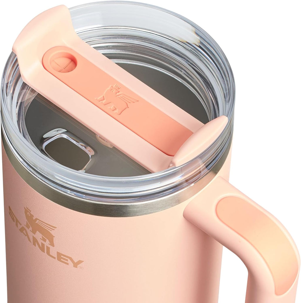Stanley Quencher Pipetli Termos Bardak, 1.18 Litre, Pastel Turuncu (Orange Cream)