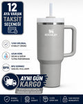 Stanley Quencher Pipetli Termos Bardak, 1.18 L